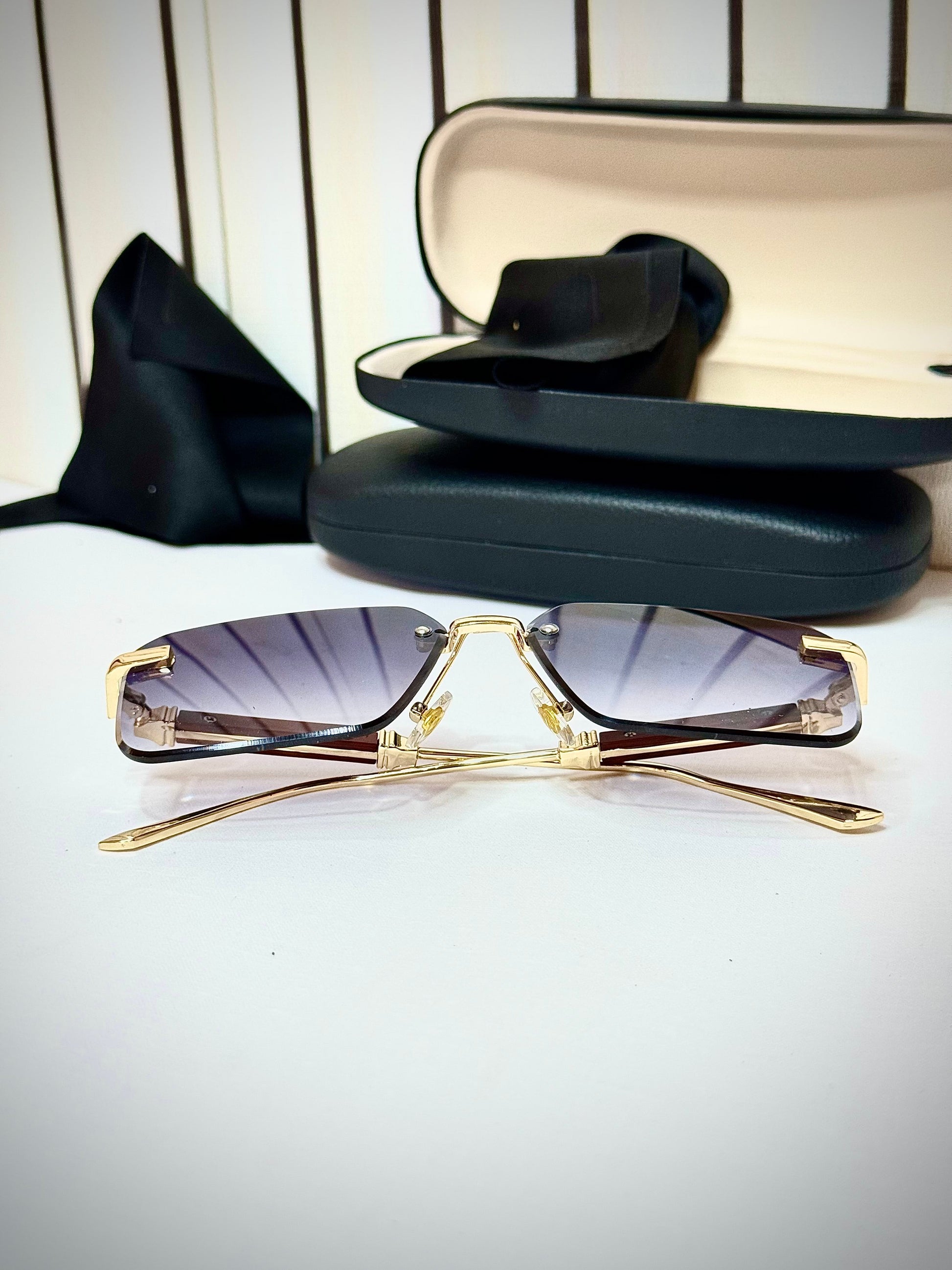 Wodline Golden Midnight Shades Sun Glasses
