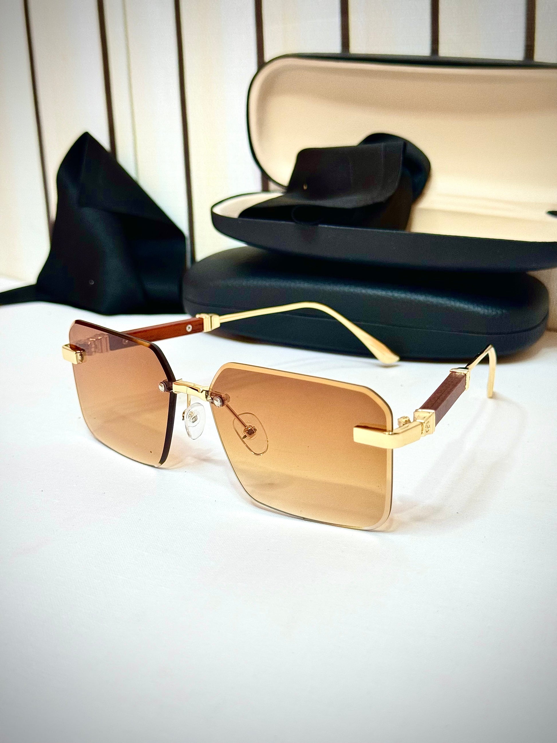 Woodline Golden, Amber Brown Shades