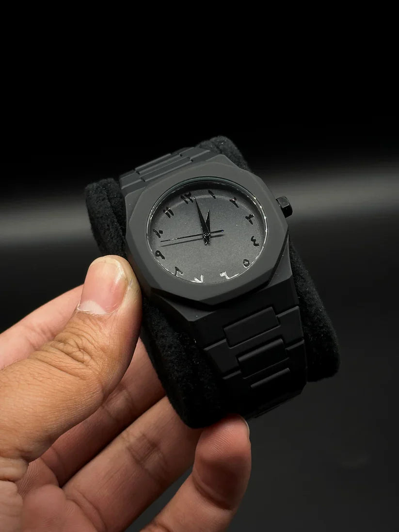 Orignal Black Arabic Aura Watch