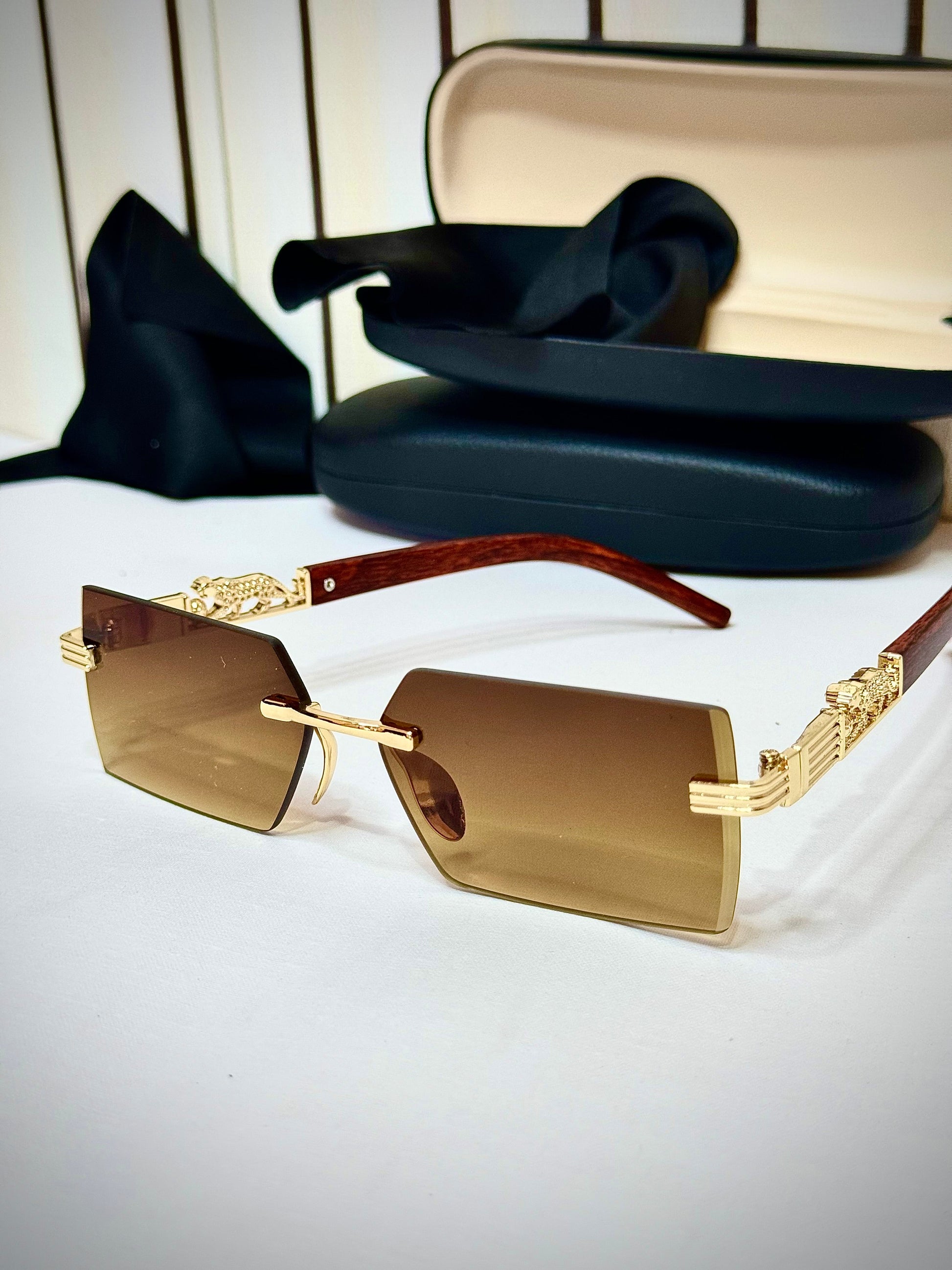 Brown Shades, Premium Woodline Sun Glasses