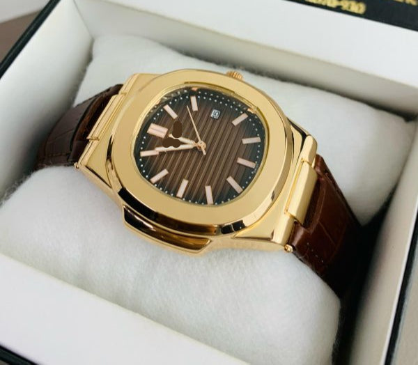 Men's luxury watch PP-Copper Brown